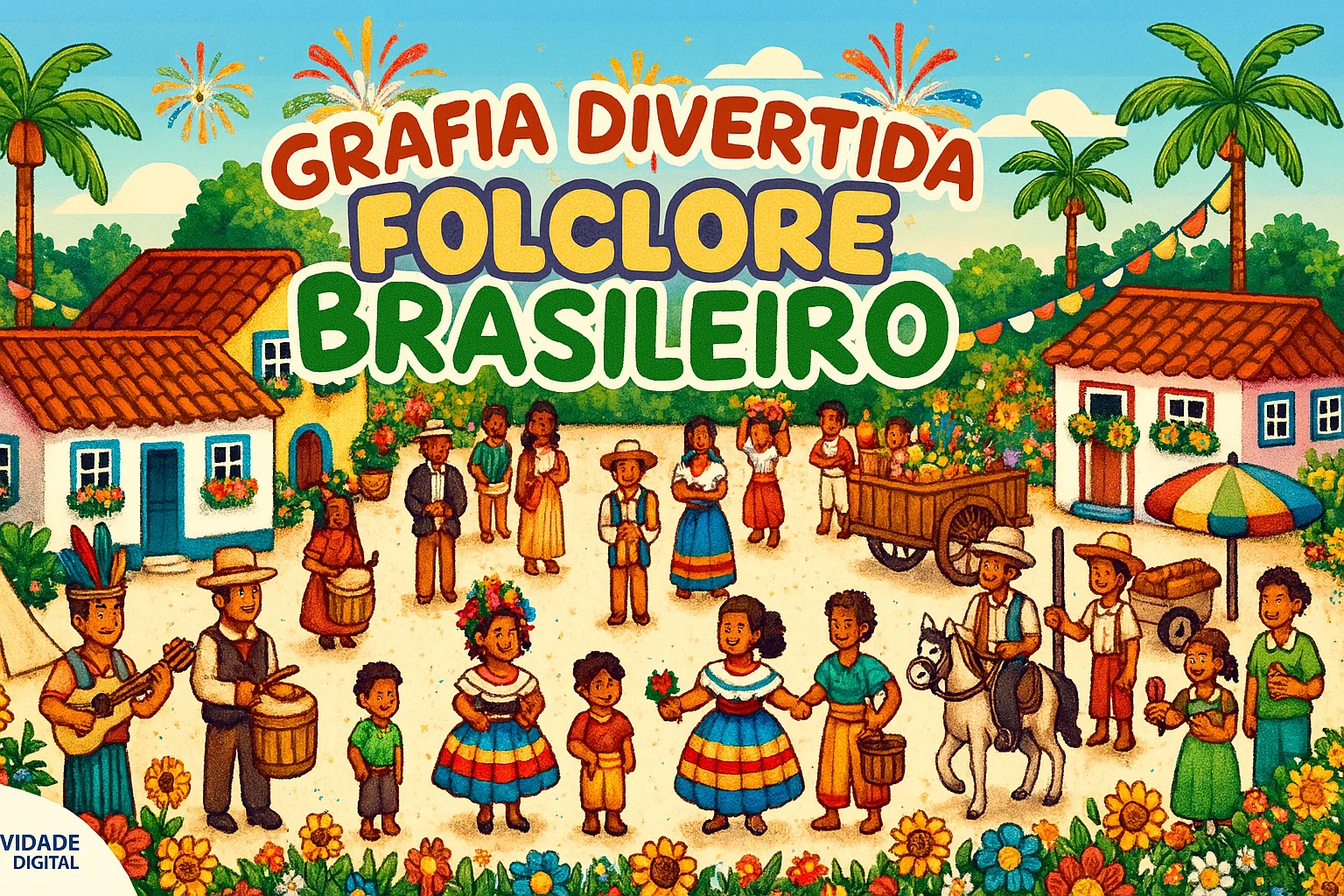 Grafia Divertida - Folclore Brasileiro