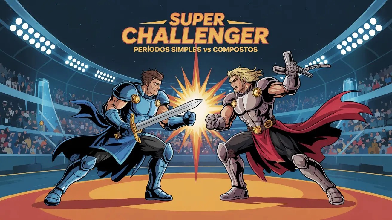Super Challenger: Períodos Simples VS Compostos
