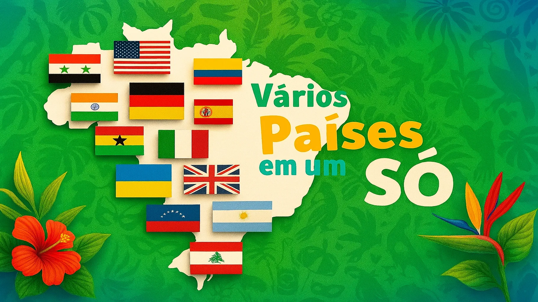 Vários países em um só