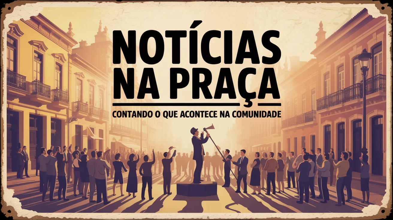 Notícias na Praça: Contando o que Acontece na Comunidade