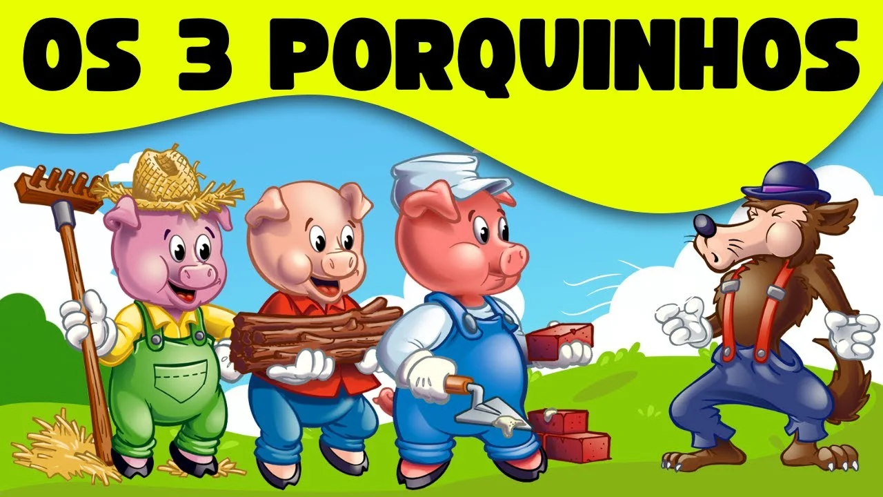 Separe as palavras - Os três porquinhos