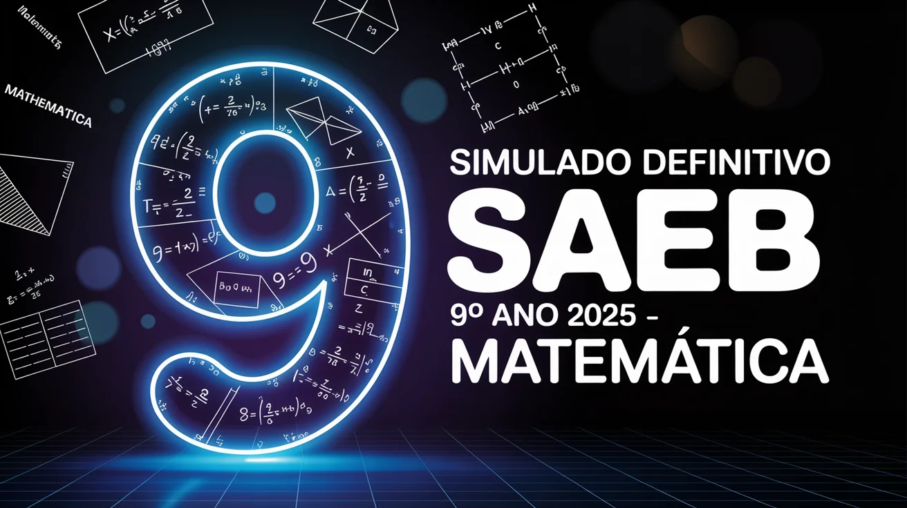 Simulado Definitivo SAEB 9º ano 2025 - Matemática
