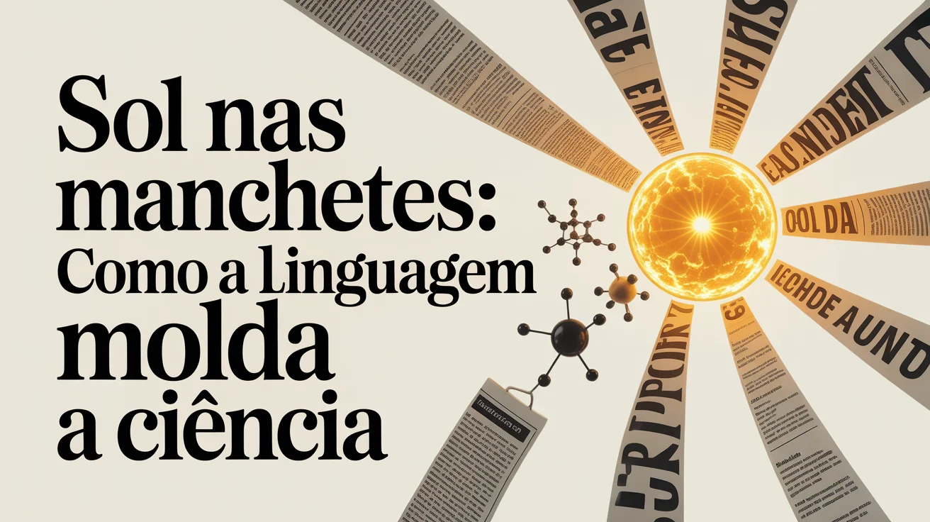 Sol nas Manchetes: como a linguagem molda a ciência