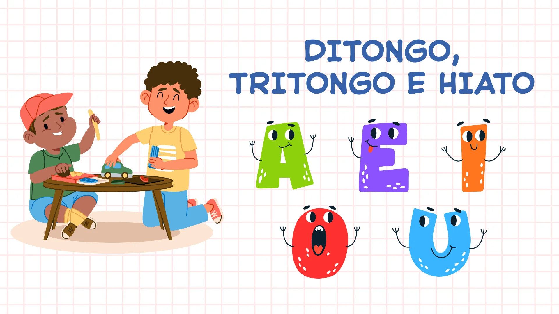 Encontros vocálicos