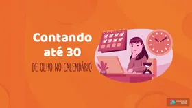 Contando até 30 de olho no calendário - Jogo educativo